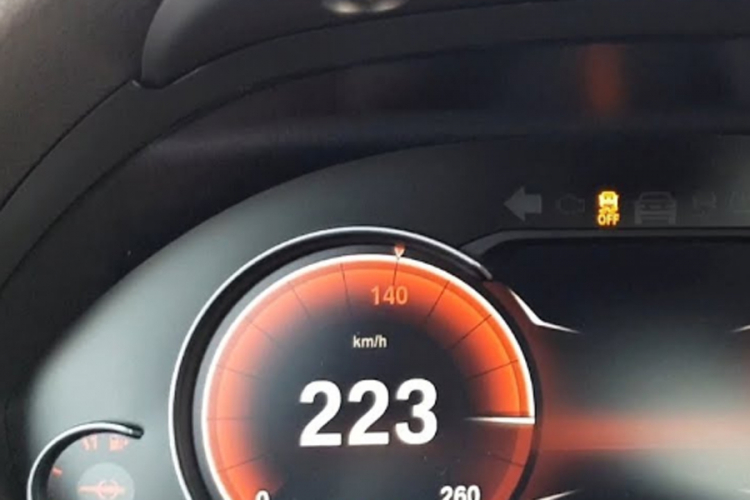 Vozio 223 km/h na mjestu gdje je ograničenje 50