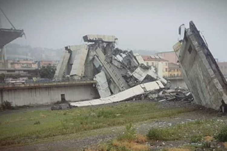 Srušio se most u Đenovi, desetine ljudi stradalo