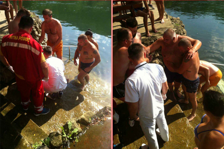 Herojski čin Banjalučana: Spasili sugrađanina od sigurne smrti u Vrbasu