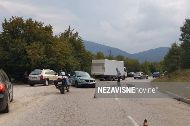 Baja Mali Knindža doživio sudar na Manjači