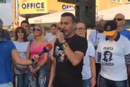 Okupljeni na Trgu Krajine traže pravdu za "Davida"