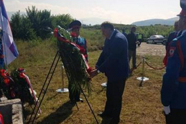 Dodik položio vijenac na Spomen-područje Garavice