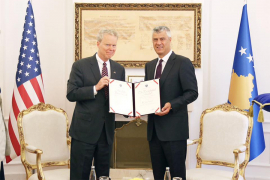 Tači odlikovao medaljom odlazećeg ambasadora SAD