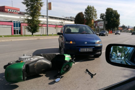 Udes punta i motocikla u Banjaluci