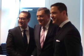 Dodik i Štrahe najavili sporazum o dva infrastrukturna projekta