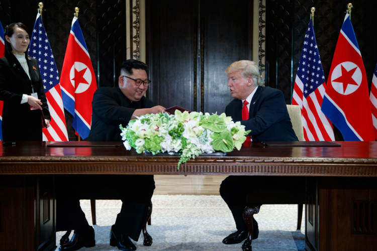 Kim poslao pismo Vašingtonu