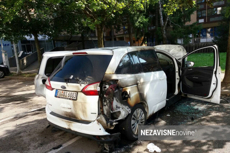 Jedno lice saslušano zbog izgorjelog auta, sumnja se na paljevinu