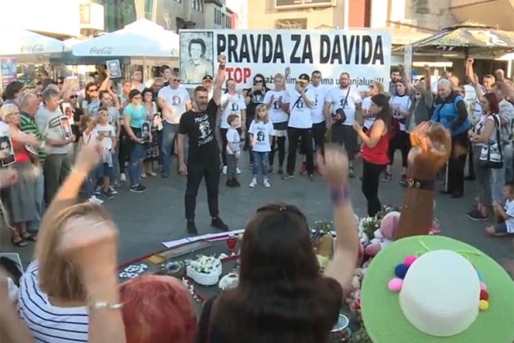 "Pravda za Davida" 168. dan na Trgu Krajine