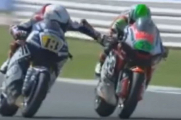 Kolegi stisnuo kočnicu pri 200km/h, kažnjen samo dvije trke