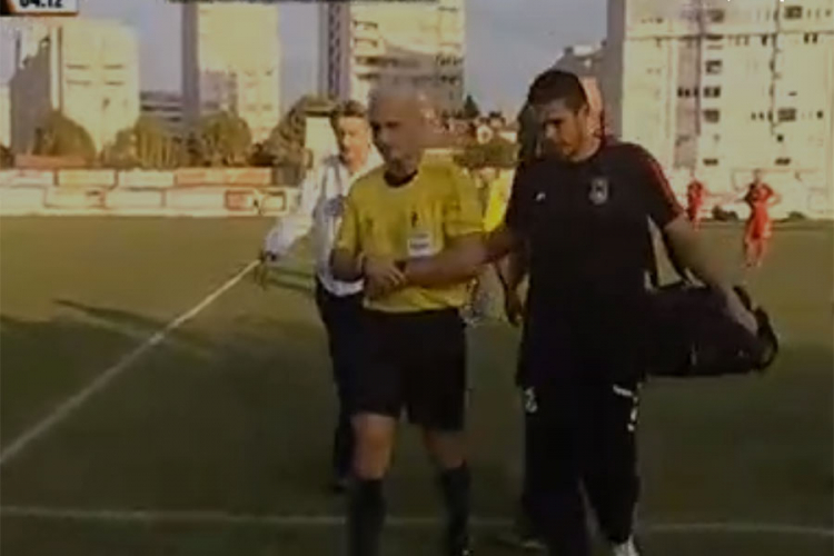Sudija zbog povrede napustio Tušanj