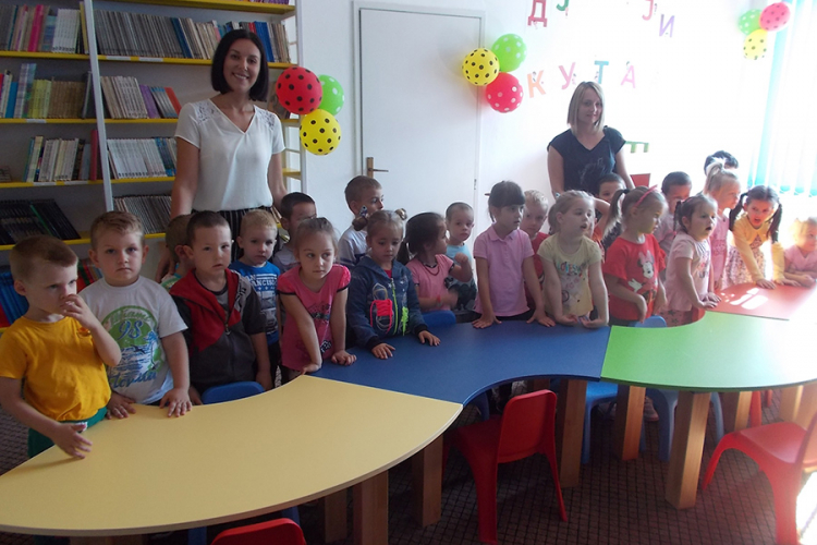 Otvoreno renovirano dječije odjeljenje u kotorvaroškoj biblioteci
