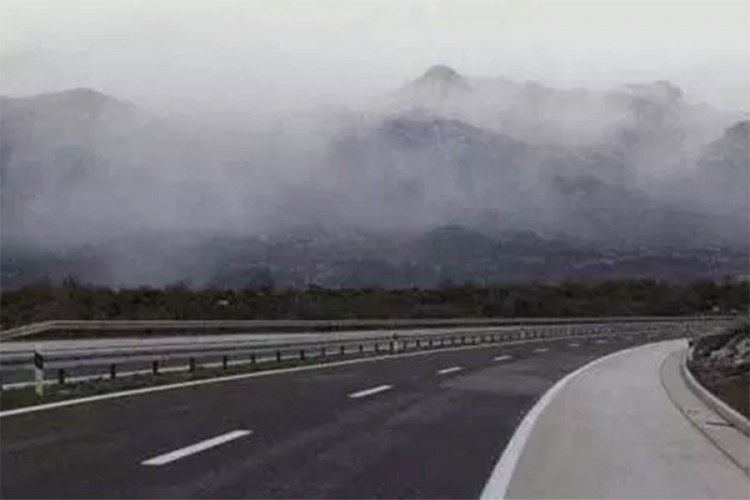 Mjestimično smanjena vidljivost na putevima