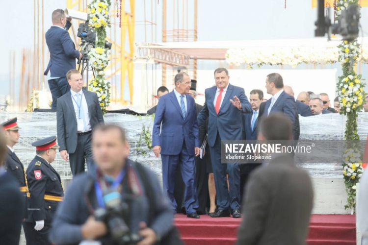Lavrov: Hram jedan od osnovnih dijelova buduće saradnje Rusije i RS