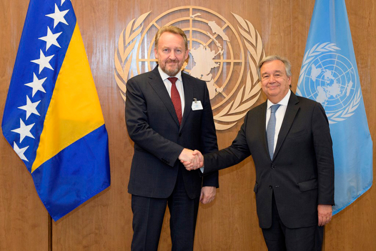 Izetbegović sa Guterešom: BiH ostavarila napredak prema EU