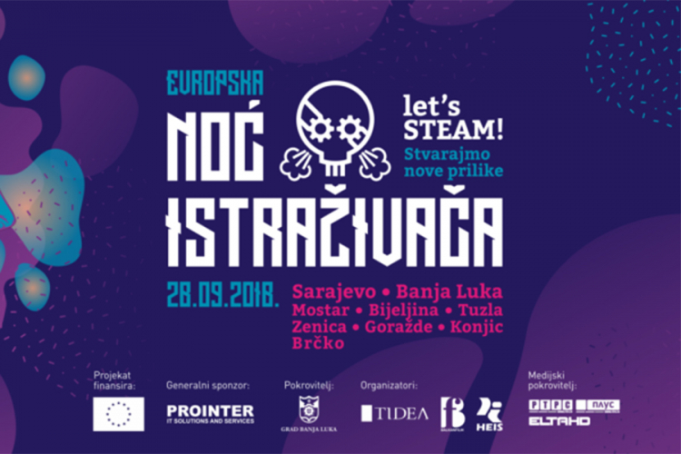 Sutra "Evropska noć istraživača" u devet gradova BiH