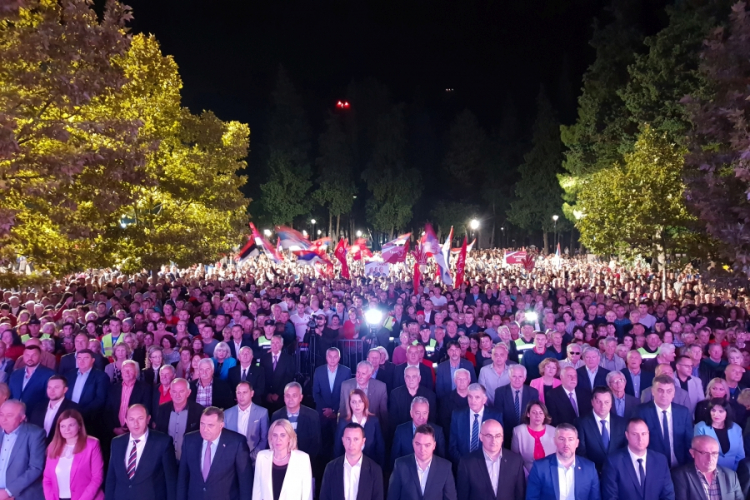 Dodik u Trebinju: BIH može, ali samo ako je u interesu Srba