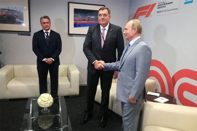 Dodik i Putin u Sočiju: Dobri odnosi Rusije i Srpske