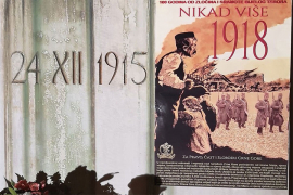 U Crnoj Gori osvanuli plakati "Nikad više 1918."