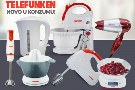 Konzum predstavio ekskluzivnu ponudu Telefunken malih kućanskih aparata