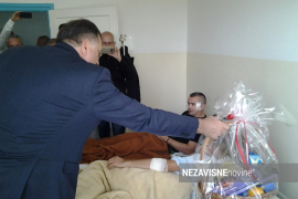 Dodik posjetio povrijeđene radnike