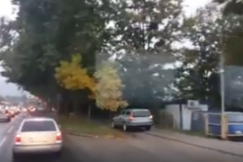 Bahaćenje na banjalučkim ulicama, volvo vozio pješačkom zonom