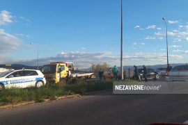 Sudar audija i renoa na Prijedorskoj petlji, saobraćaj otežan