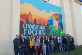 Spomenko Gostić dobio mural u Kozarskoj Dubici