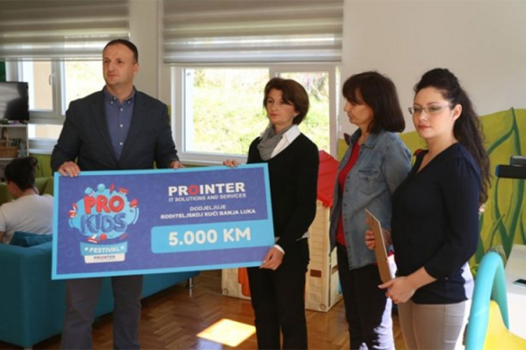 "Prointer" uručio donaciju Roditeljskoj kući