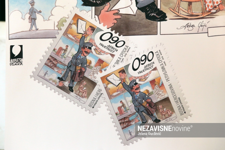 Strip ovjekovječen poštanskom markicom
