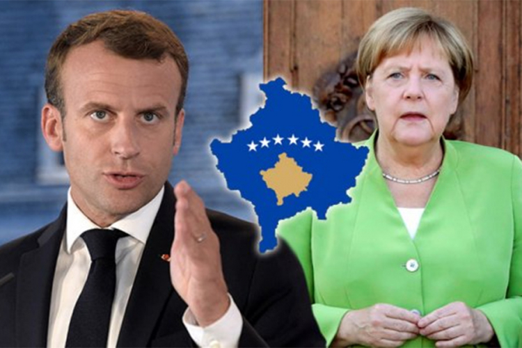 Makron potiskuje Merkelovu: Sječe li Francuska "kosovski čvor"