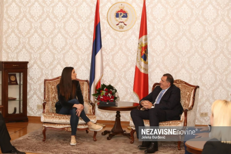 Španovićeva nakon sastanka sa Dodikom: Nadam se da će i RS dobiti svoju Ivanu