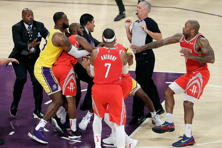 NBA liga kaznila Ingrama, Pola i Ronda