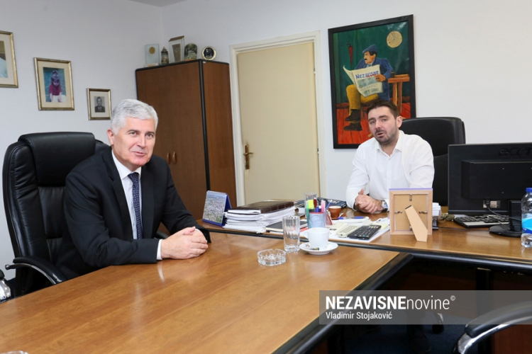 Čović posjetio Nezavisne novine