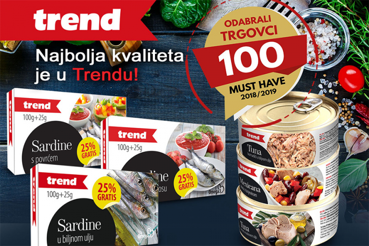 Trend riba je "Must have" proizvod