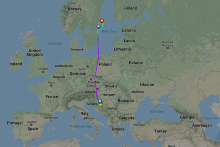Avion  "Ryanaira" zbog magle sletio na drugi aerodrom
