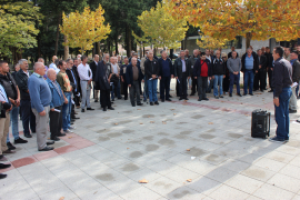 Protest u Trebinju: Hoće da "protjeraju" biste iz gradskog parka