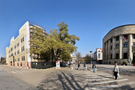 Pješačka zona ispred Palate predsjednika i Banskog dvora u novom ruhu
