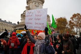 Protest protiv Trampa u Parizu