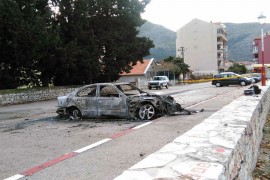 Izgorio automobil u Trebinju