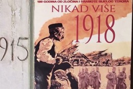 U više crnogorskih gradova plakati "Nikad više 1918."