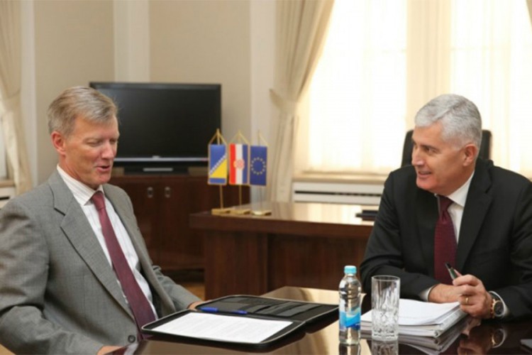 Čović i Berton: Uređeno izborno zakonodavstvo prioritet