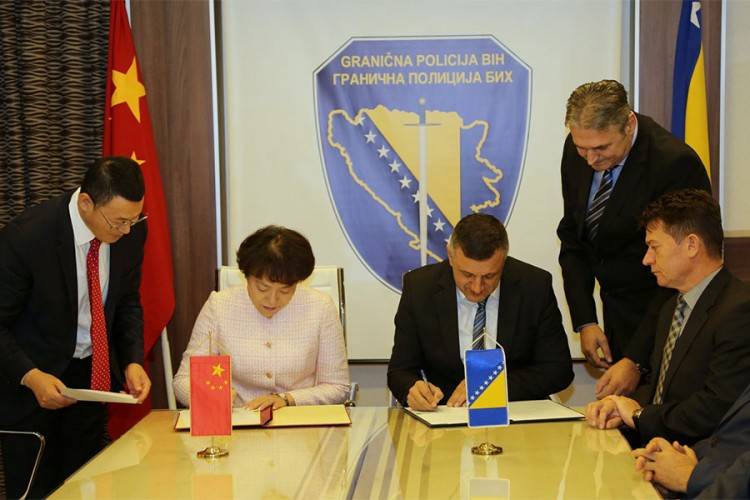 Kina donirala Graničnoj policiji BiH opremu vrijednu 9,5 miliona KM