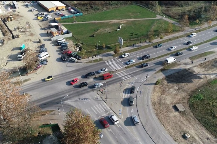 Izgradnja obilaznice oko gradilišta kružnog toka kod "Delte" u Banjaluci