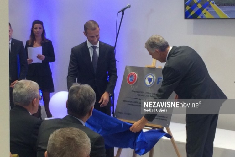 Čeferin otvorio Kuću fudbala BiH