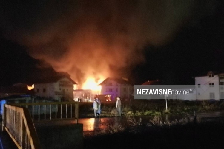 Požar u Trnu, gorjela hala "Procesne opreme"