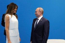 Novinari optužili prvu damu SAD da flertuje sa ruskim liderom, Putin ...