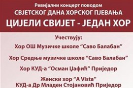 Obilježavanje svjetskog dana horskog pjevanja