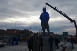 Spomenik Tuđmanu postavljen u Zagrebu