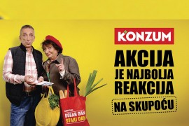 Nova kampanja "Konzum akcija je najbolja reakcija na skupoću"