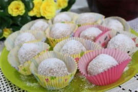 Posne punjene bombice sa kokosom